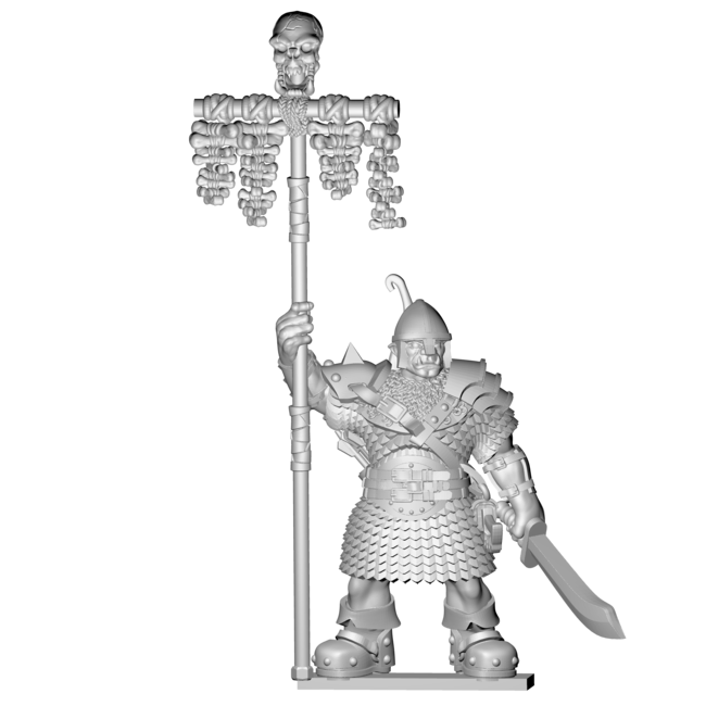 Foes STL Collection – The Bloody Skull Orcs