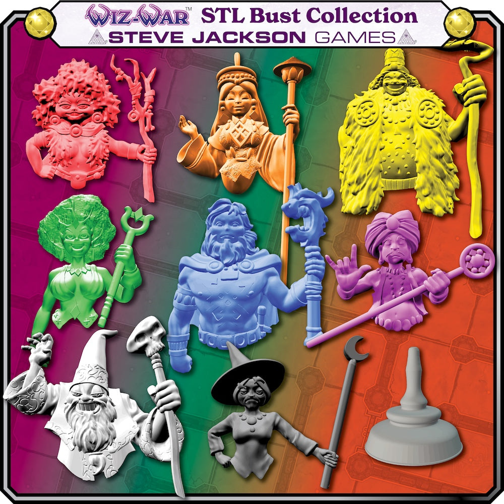 Wiz-War STL Bust Collection-1