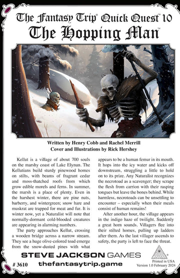 Quick Quest 10: The Hopping Man