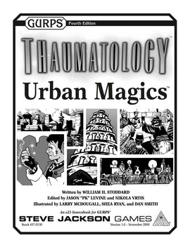 GURPS Thaumatology: Urban Magics