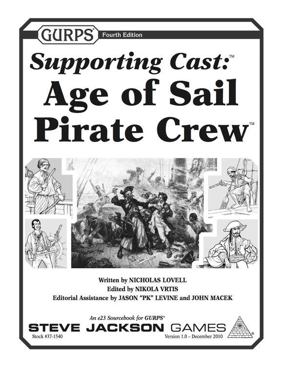 GURPS Supporting Cast: Age of Sail Pirate Crew