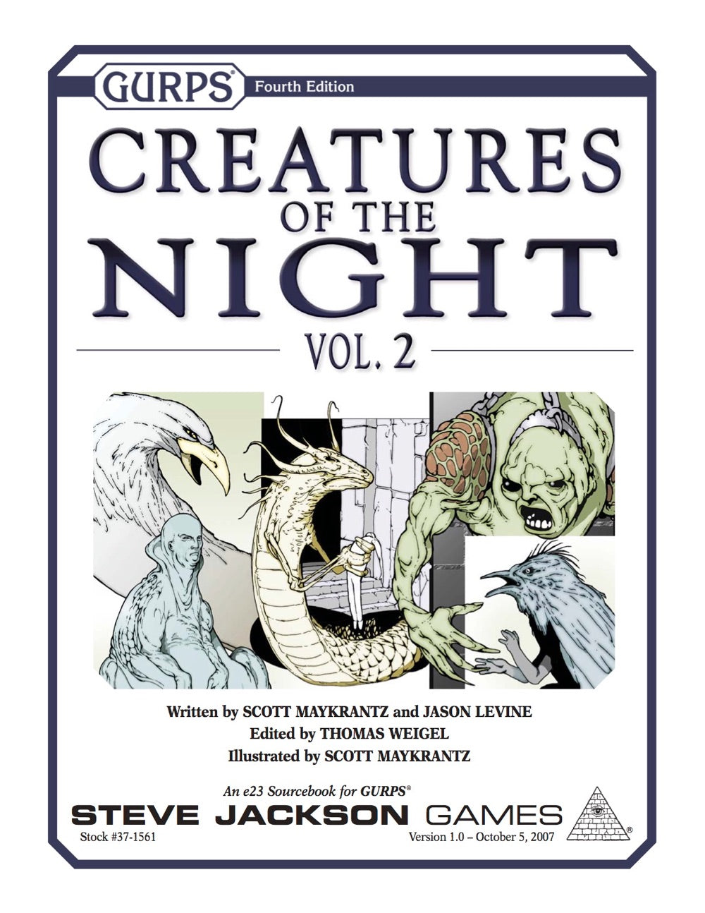 GURPS Creatures of the Night, Vol. 2
