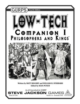 GURPS Low-Tech Companion 1: Philosophers and Kings