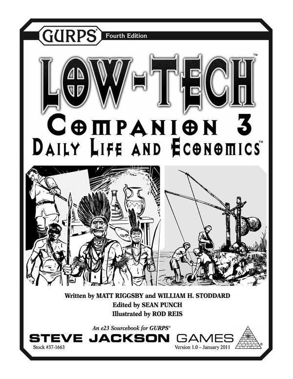 GURPS Low-Tech Companion 3: Daily Life and Economics