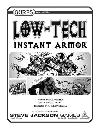 GURPS Low-Tech: Instant Armor