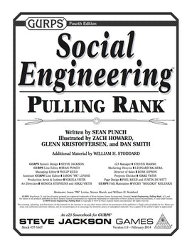 GURPS Social Engineering: Pulling Rank
