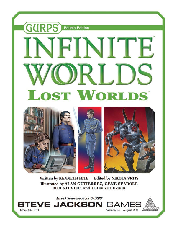 GURPS Infinite Worlds: Lost Worlds