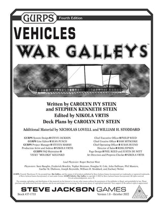 GURPS Vehicles: War Galleys