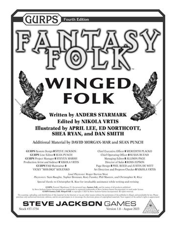 GURPS Fantasy Folk: Winged Folk
