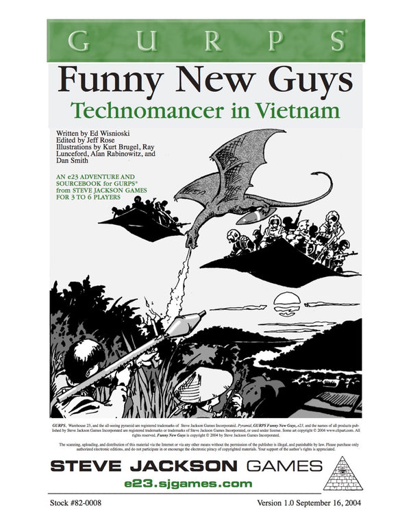 GURPS Classic: Technomancer: Funny New Guys
