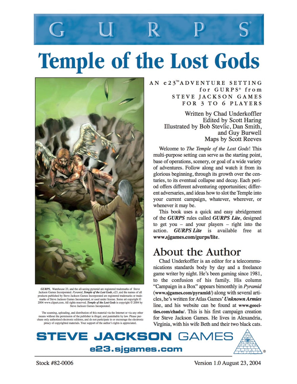 GURPS Classic: Temple of the Lost Gods