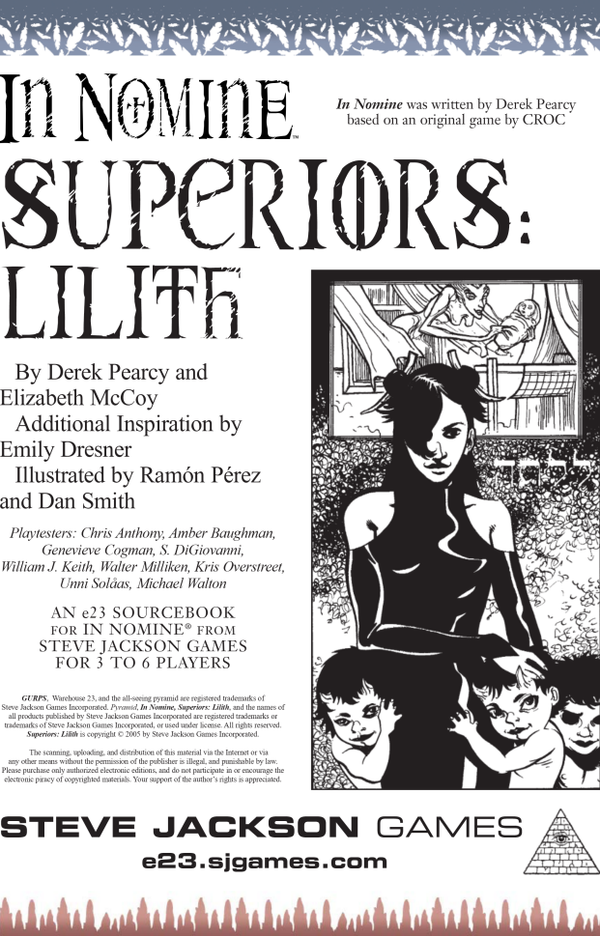 In Nomine Superiors: Lilith