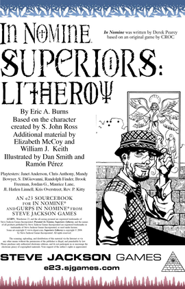 In Nomine Superiors: Litheroy