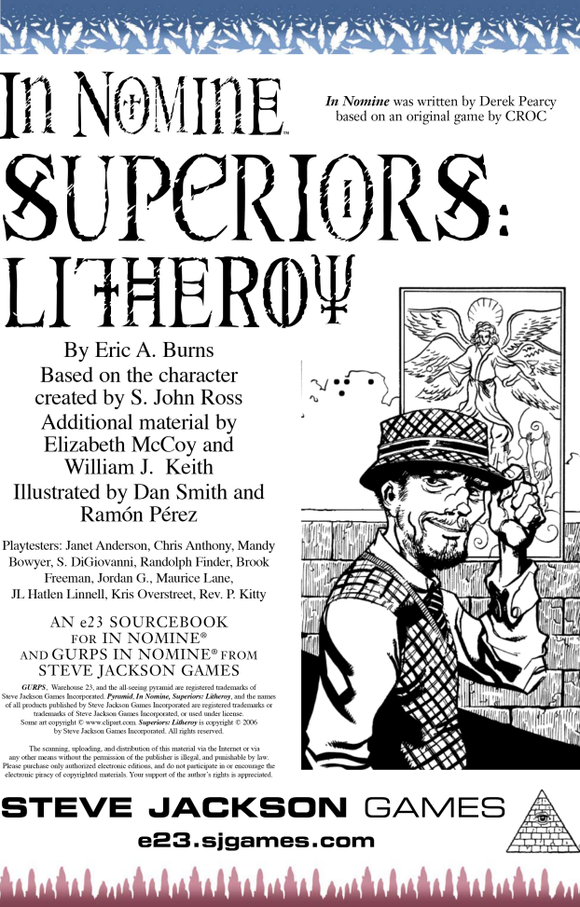 In Nomine Superiors: Litheroy