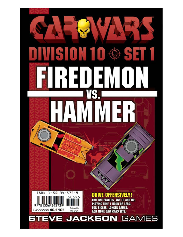 Car Wars Division 10 Set 1 - Firedemon vs. Hammer