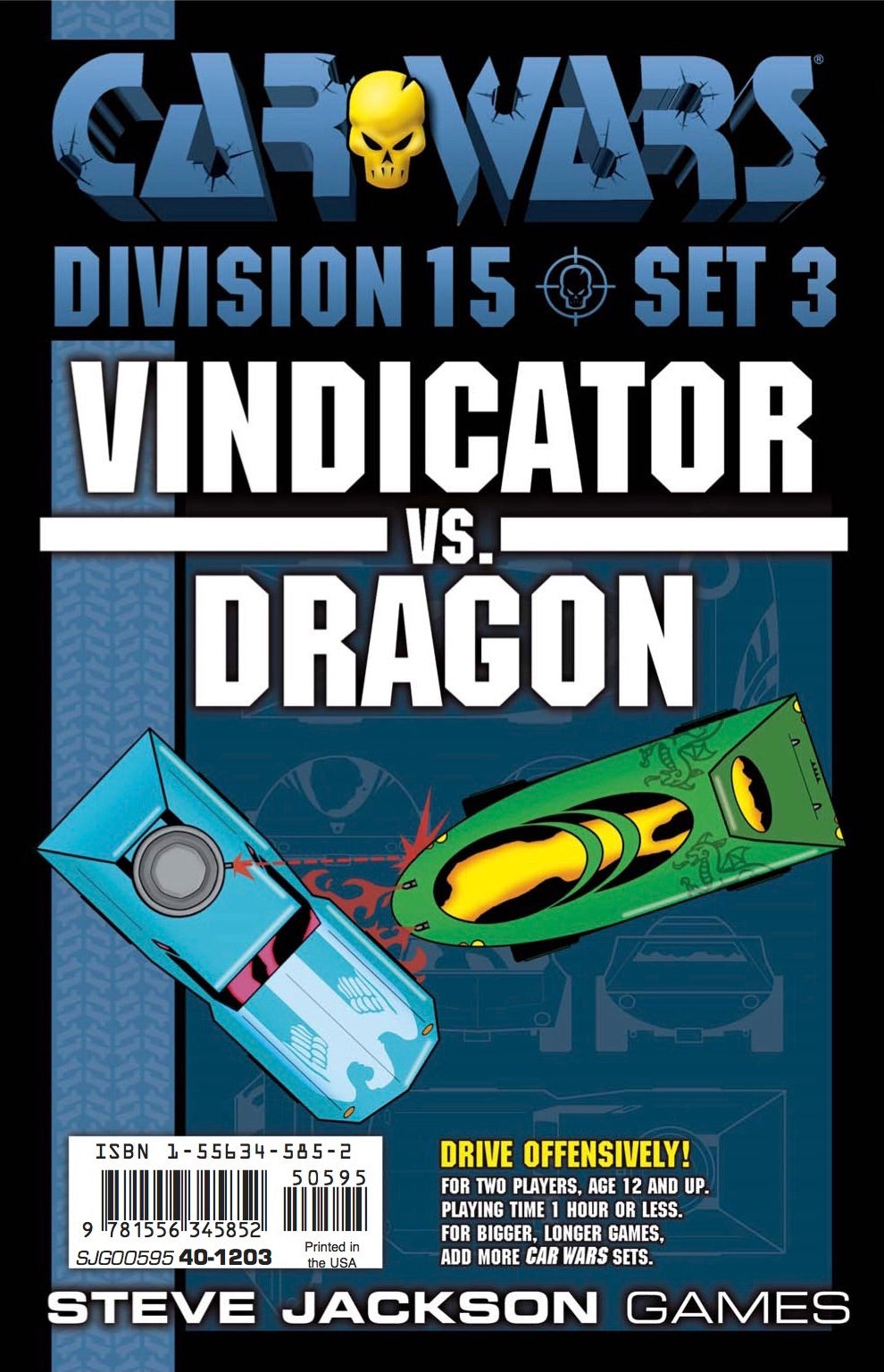 Car Wars Division 15 Set 3 - Vindicator vs. Dragon