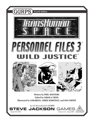 Transhuman Space: Personnel Files 3 - Wild Justice