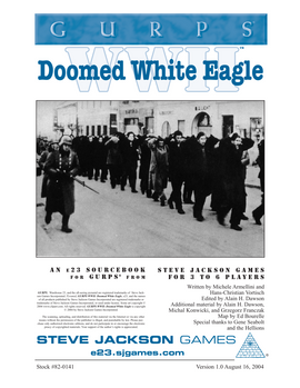 GURPS WWII: Doomed White Eagle