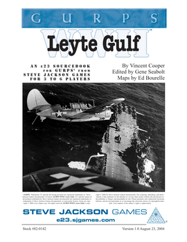 GURPS WWII: Leyte Gulf