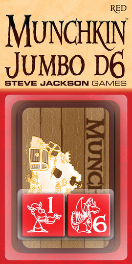 Buy red Munchkin Jumbo D6