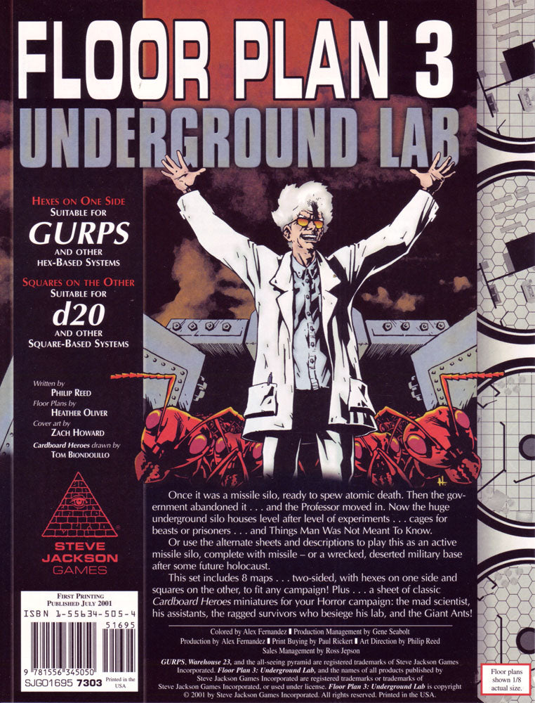 Floor Plan 3 - Underground Lab