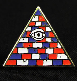 Buy red-dark-blue-white-1 Illuminati Pin