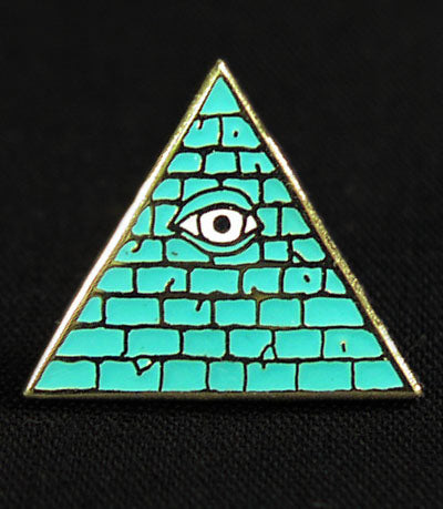 Buy aqua Illuminati Pin