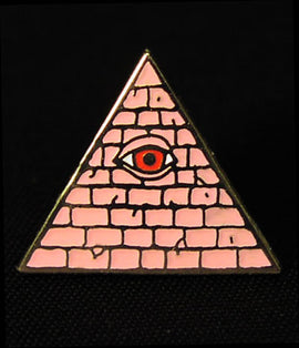 Buy pink-w-red-eye Illuminati Pin