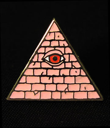 Buy pink-w-red-eye Illuminati Pin