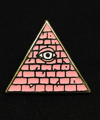 Buy pink Illuminati Pin
