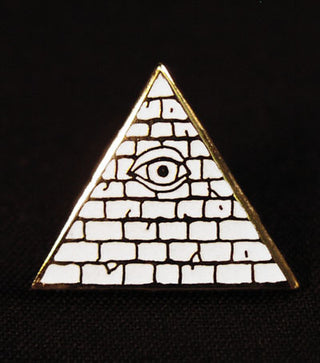 Buy white Illuminati Pin