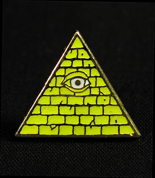 Buy yellow Illuminati Pin