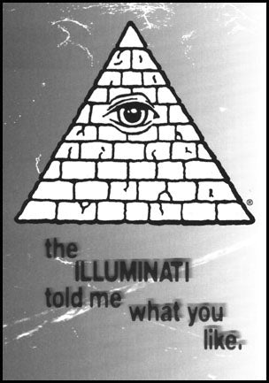 Illuminati Greeting Card