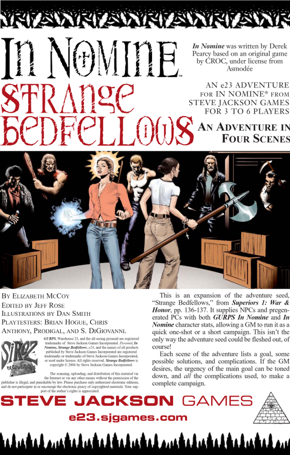 In Nomine: Strange Bedfellows