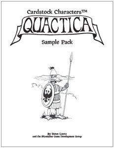 Cardstock Characters: Quactica Sample Pack