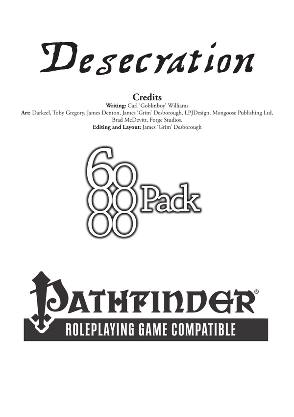 6-Pack Adventures: Desecration