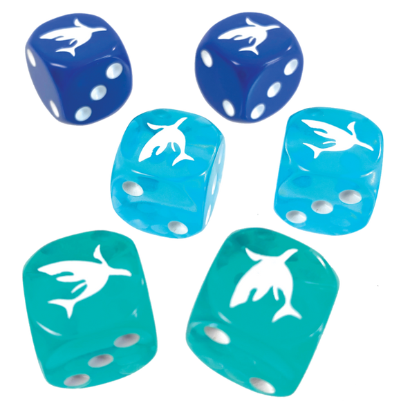 Shark d6 Dice Set