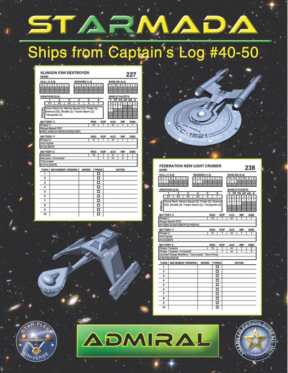 Starmada Admiral Log