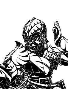 Toby Art: Elven Warrior