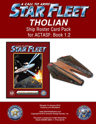 A Call to Arms: Star Fleet Book 1.2: Tholian Ship Roster Card Pack