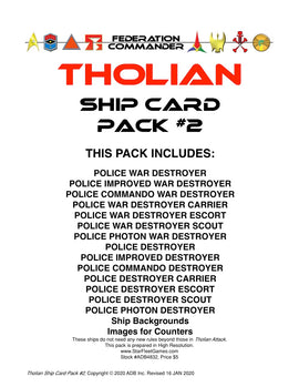 Federation Commander: Tholian Ship Card Pack #2