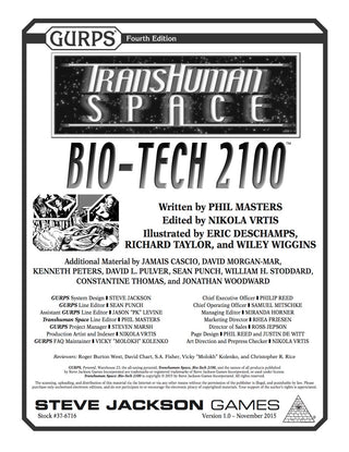 Transhuman Space: Bio-Tech 2100