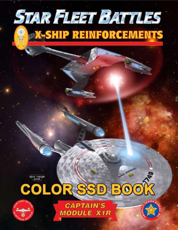 Star Fleet Battles: Module X1R - X-Ship Reinforcements SSD Book (Color)