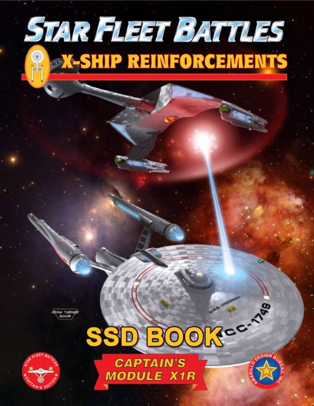 Star Fleet Battles: Module X1R - X-Ship Reinforcements SSD Book (B&W)