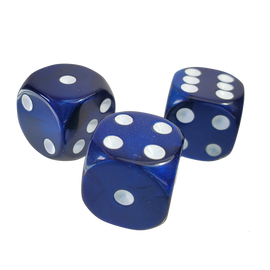 The Fantasy Trip: 14mm Midnight Blue d6 Dice Set