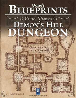 Øone's Blueprints Hand Drawn: Demon's Hill Dungeon