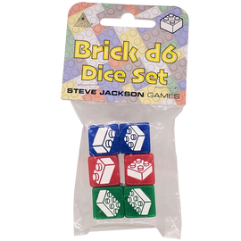 Brick d6 Dice Set