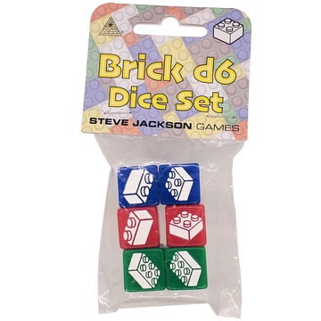 Brick d6 Dice Set