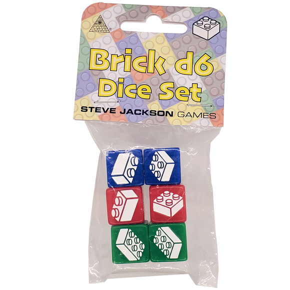 Brick d6 Dice Set
