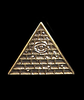 Buy bronze-metal Illuminati Pin